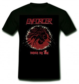 ENFORCER - Death By Fire T-Shirt, M