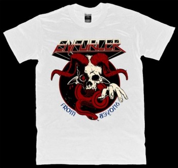 ENFORCER - From Beyond White T-Shirt, XXL