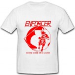 ENFORCER - Death Rides This Night White TS, M